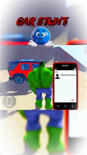 Hulk Angry Mode! 🔥 Car Flying in Air! 😱 #viral #hulkcar