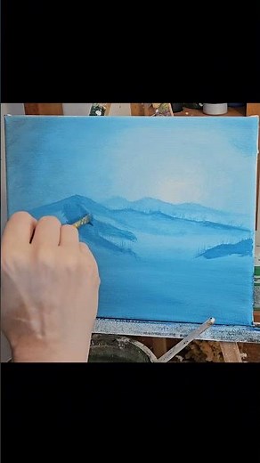 I Followed a Bob Ross Painting Tutorial - Winter's Grace