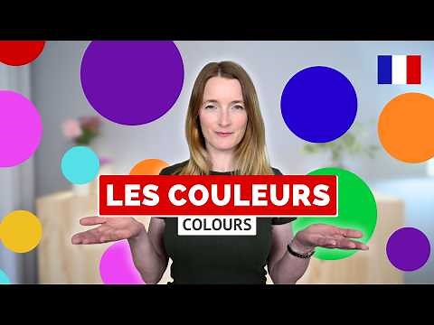 Learn French COLOURS 🎨 NOUNS and ADJECTIVES