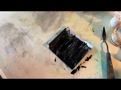 Tetrapak printmaking without a press!