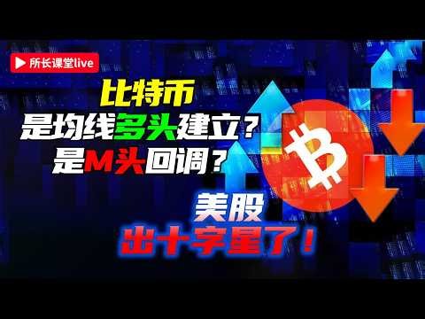 比特幣均線有望建立多頭 | BTC除非M頭打破向上行情 | 以太幣四小時頂部能否突破？|