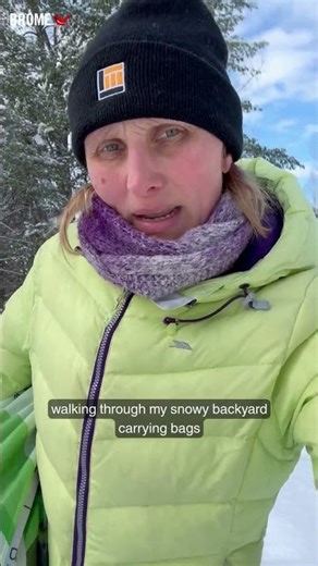 My Winter Workout? Birdseed!