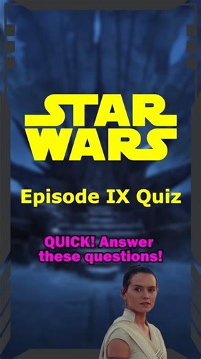 Try and beat this Star Wars quiz - The Rise of Skywalker #starwars #starwarsquiz #starwarstrivia