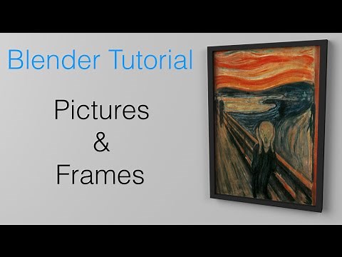 [2.79] How To Import Pictures And Paintings Into Blender