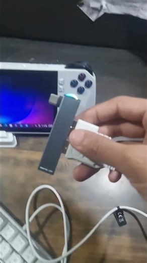 Most portable gaming pc setup #pcgaming #asus #handheld #portable #gaming