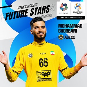 You voted 🇮🇷 Sepahan SC’s Mohammad Ghorbani as your NEOM Future Star of #ACL Group Stage Matchday 3 ✨ #NEOMFutureStars | NEOM | AFC Champions League