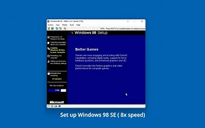 86box虚拟机如何安装windows 98se