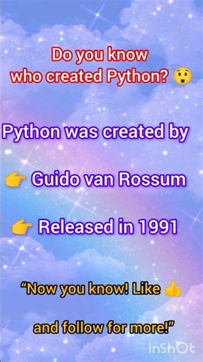 “Father of Python 🐍 | Guido van Rossum | #Shorts