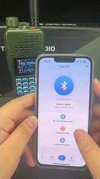 BAOFENG AR 152 PRO Bluetooth APP Programming #walkietalkie #abbree #hamradio #baofeng