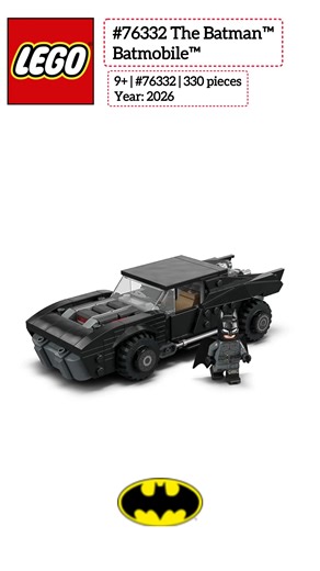 LEGO New Set - #76332 The #Batman™ Batmobile™