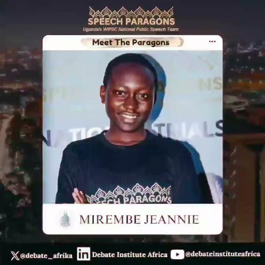 Ssenyonga Lukman, speech Paragon.