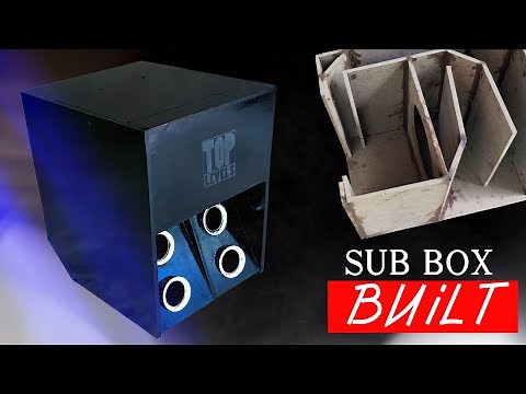 How to Make Ported Subwoofer Box for DEEP BASS | Plywood Subwoofer Box - DIY | Top Levels