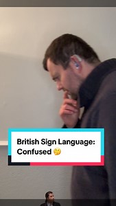 3.3K views · 383 reactions | Today’s new Sign in British Sign Language is? Today’s sign is #Confused #樂 ! Join me everyday for new signs in British Sign Language! #deaf #bsl #sse #signlanguage #nerves #confuseddog #puzzled #puzzle #lost Note: I’m from the South UK so some signs are regional! | The Deaf Chef | Facebook
