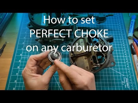 How to set PERFECT CHOKE on any carburetor