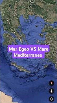Mar Egeo VS Mare Mediterraneo #geologa #divulgazionescientifica #mare