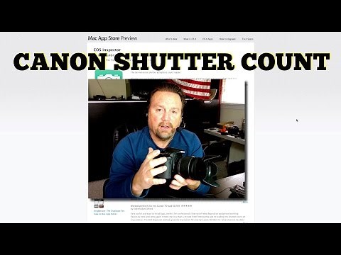 How To Determine A Canon Camera Shutter Count