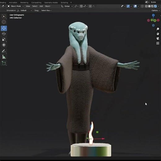 Alien Ritual ArtToy - 3d printable files