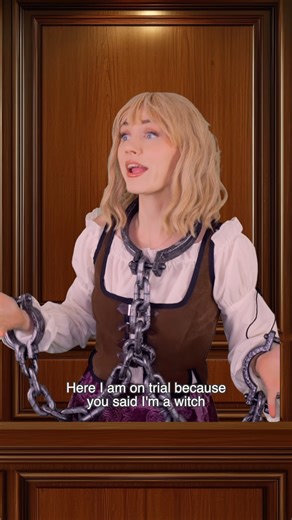 3.2M views · 176K reactions | Being accused of witchcraft in the 1600s! ⚔️✨ #witch #witchtrials #salemwitchtrials #salem #comedy #skit #history #Halloween | Helen Christie | Facebook