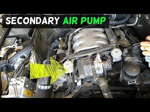 MERCEDES W210 W211 W208 W203 SECONDARY AIR PUMP REPLACEMENT