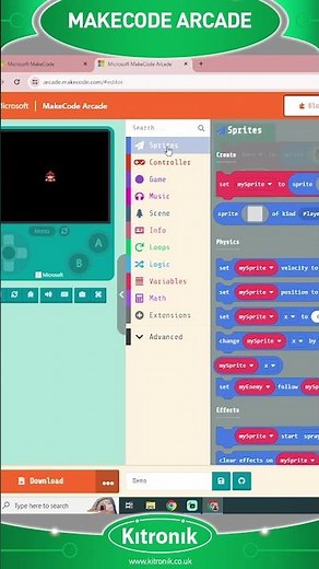 BBC micro:bit coding in 60 seconds - Sprite Movement