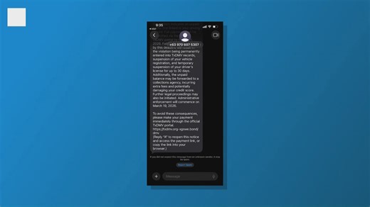 TXDMV warns against text scam threatening Texas drivers with fake fines
