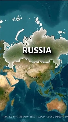 How is Russia separated between 2 continents? #shorts #story #russia