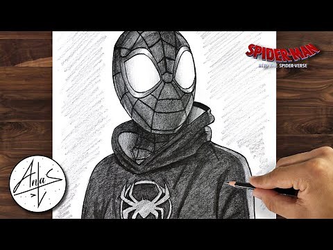 How To Draw Miles Morales | Spider Man Drawing (step by step)