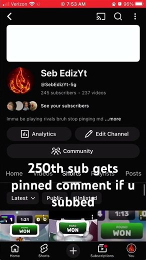 250th sub gets pinned #Pinned #edit #Phonk #Roblox #Subscribes #250