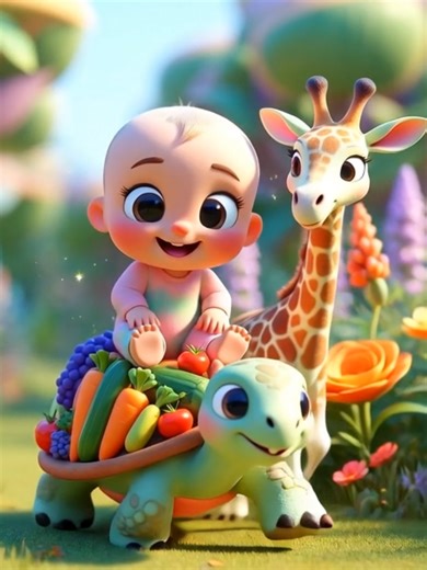 Baby 3D animal ride #BabyVideos #babytiktok #babydance #cutebaby #KidsShort