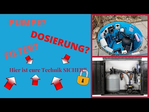 Wohin mit der Technik? Die Besten Varianten im Vergleich! Pooltechnik | Pool | Technik
