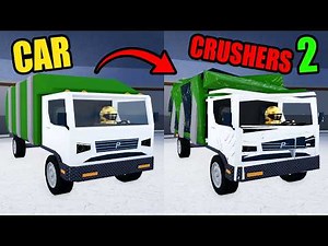 Ultimate Garbage Truck Test in Car Crushers 2! 😱💥 Roblox What is 67?