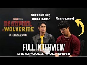 Cong tv & Donny 1 On 1 Full Interview with Deadpool & wolverine | marvel studio's