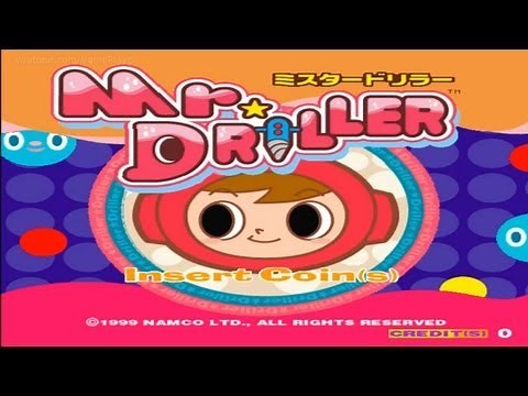 Mr. Driller 1999 Namco Mame Retro Arcade Games