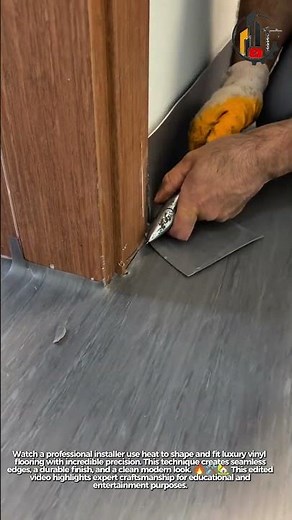 Flawless Vinyl Flooring Installation 🔥🏠 #Flooring #Construction