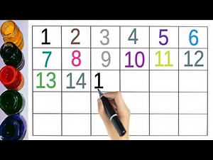 12345 Number Song for Kids | Learn Counting 1-10