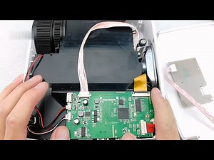 拆机LED投影机，单片LCD投影仪内部结构及工作原理