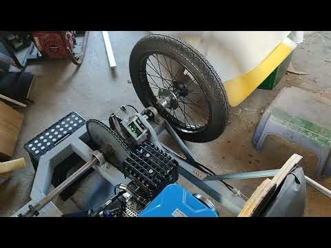 cyclekart Auto Union chain, engine mounted and first power to the wheels