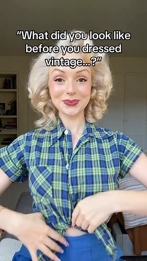 JASMINE CHISWELL on Instagram: "How I looked before dressing vintage 😲"