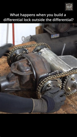 I Built an External Differential Locking System! 🔥 #automobile #mechanic