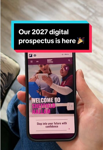 Explore Your University Options with Hallam's Digital Prospectus