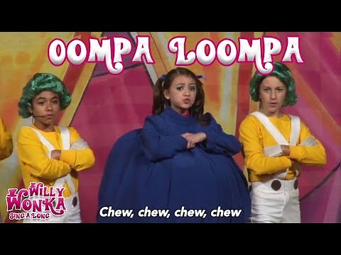 Willy Wonka - Oompa Loompa with Violet Beauregarde