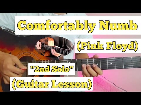 Comfortably Numb - Pink Floyd | Guitar Solo Lesson | With Tab | (Acoustician)