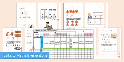 Year 5 Fractions, Decimals and Percentages End-of-Unit Assessment and Tracker