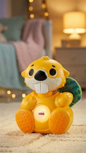 KAVOOS on Instagram: "The Fisher-Price Linkimals Boppin’ Beaver: Is an interactive musical activity toy that makes learning fun for babies aged 9 months and up. Simply press its head to watch the soft tail "bop" back and forth to engaging multi-colour lights and music. It features 25+ songs, sounds, and phrases designed to teach essential shapes, counting, and colors. The unique Linkimals feature allows it to light-up and sing with other Linkimals toys (sold separately). This toy encourages moto