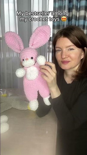Crochet bunny lovey #amigurumipattern #crochettoy #amigurumi #amigurumiplushie #crochetlovers