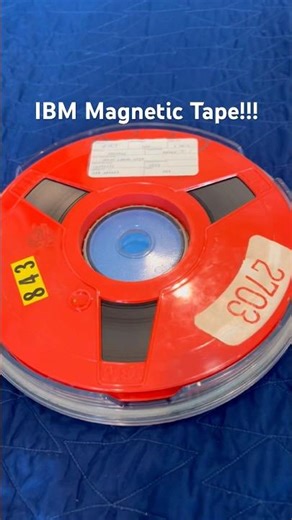 IBM Magnetic Tape Reel!!! #ibm #computer #shorts #cool #daisybell