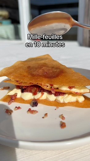 Recette rapide de mille-feuille en 10 minutes