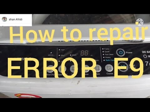 how to repair E9 Error DAEWOO washing machine 7kg#repairing #videoviral #washingmachine