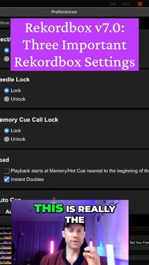 Rekordbox v7.0: Three (3️⃣) Important Rekordbox Settings #rekordbox #ddjflx10 #ddj1000 #ddjflx4