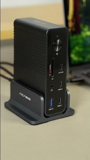 Acasis 15-in-1 4K60Hz USB C Desktop Docking Station for Laptop & PC